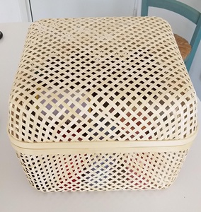 Weaving <b>boxes</b> for storing <b>book</b> toy clothes high quality bamboo box cheapest price home organizers - Product Image 4