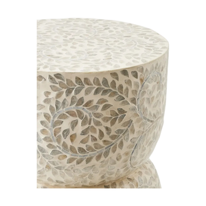 High-<b>End</b> Mother of Pearl Mosaic Stool for Residential and Commercial Use - Product Image 2