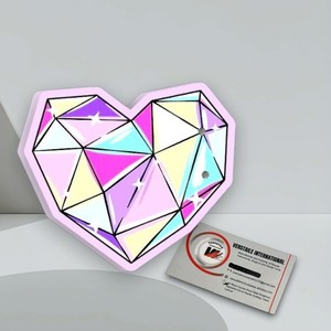 Professional Heart Shape <b>Plastic</b> Eyelash Extension Packaging Beauty Tool Lash Tiles Private Label Eyelash Extension <b>Plate</b> - Product Image 3