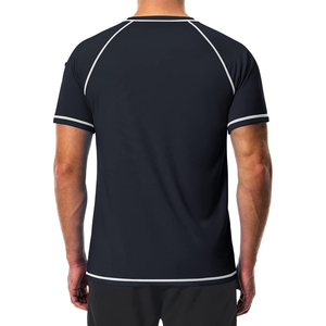 Camiseta de Manga Corta Verde Claro para Hombre, Protección Solar, Secado Rápido, Transpirable, Spandex/Poliéster, Compresión para Adultos, UPF50+, Ecológica - Product Image 6