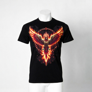 เสื้อยืดกีฬาผู้ชายทรงหลวมผ้าแคนวาส 100% คอตตอน แห้งเร็ว พิมพ์ลายดิจิทัล สไตล์สตรีทแวร์ จากโรงงานผู้ผลิตโดยตรง (OEM) - Product Image 1