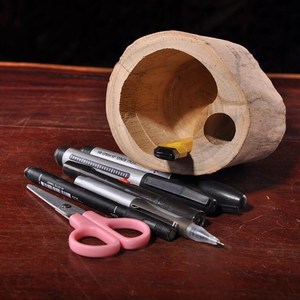 Modern Wooden Pen Organizer for Office and <b>Study</b> Table - Product Image 4