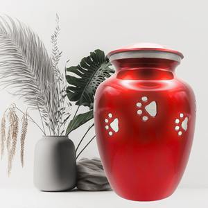 Urna Blanca de Estilo Americano Grabada a Mano de Alta Calidad LU, para Cenizas de Adultos, Capacidad de 200 Pulgadas Cúbicas, Fabricada en Latón Pulido Color Estaño 1 - Product Image 3