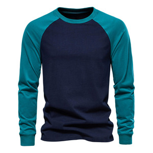 T-shirts Raglan Personnalisés pour Hommes – Vêtements de Sport Décontractés à Manches Courtes, Col Rond en Coton – Fournisseur en Gros ODM Marque Privée - Product Image 1