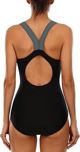 ชุดบอดี้สูทวันพีซผู้หญิง แห้งเร็ว สวมใส่สบาย ยอดนิยม เซ็กซี่ พิมพ์ลายตามสั่ง ชุดว่ายน้ำผู้หญิงไซส์พลัส - Product Image 4