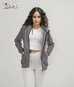 Sudadera con Capucha XEEP Personalizada, Informal, de Invierno, Tejida, con Estampado por Transferencia de Calor, para Hombre, con Logotipo Frontal, Bolsillo, Transpirable y de Secado Rápido - Product Image 2