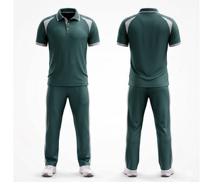 Customized <b>Cricket</b> Sportswear Uniform with Modern Design| Men Women Youth <b>Cricket</b> Wears Polo Shirt and Trouser Full Team - Product Image 3