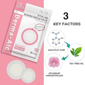 แผ่นแปะดูดซับสิวไฮโดรคอลลอยด์ ผลิตในเกาหลี ขนาด 10 มม. และ 12 มม. ผสมกรดซาลิไซลิกออร์แกนิก สำหรับรักษาสิวบนใบหน้า ขายส่ง - Product Image 3