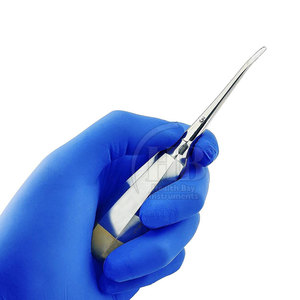 Ensemble d'élévateurs dentaires manuels professionnels de qualité médicale, construction en acier inoxydable résistant à la corrosion, certifié CE - Product Image 2