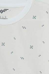 Camiseta '' SOSH 4 '' con detalle de insignia para hombre - Product Image 6