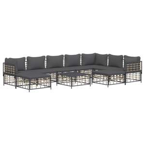 Ensemble de salon de jardin anthracite pour 10 personnes pour l'amusement en plein air - Product Image 3