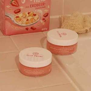 Gommage au sel exfoliant réparateur aux pétales bleus pour éliminer les peaux mortes, lisser la peau, soigner les pores et prendre soin des poils incarnés du visage - Product Image 2