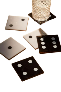Round Wooden Coasters With Resin Inlay Modern Table Mats Non-Slip Drink <b>Pads</b> For Home Decor - Product Image 2