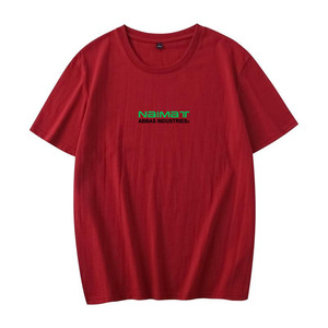 Camiseta de Cuello Redondo Holgada y Extra Grande para Hombre y Mujer, 100% Algodón Suave, Personalizable con Logotipo, Transpirable, Estilo Urbano, Manga Corta - Product Image 2