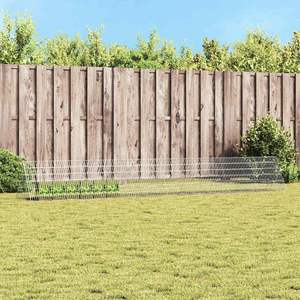 Cage à lapin en acier galvanisé argenté 650 x 55 x 55 cm pour animaux de compagnie - Product Image 1