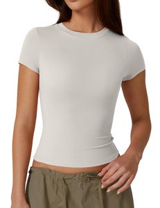 T-shirt pull délavé, coupe ajustée, fabriqué par des professionnels, pour femmes, avec broderie de logo personnalisée et tendance - Product Image 1