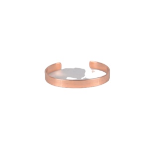 Brazalete de Cobre Puro Hecho a Mano, Pulido, Diseño Minimalista y Elegante, Brazalete de Terapia Curativa para el Alivio del Dolor y el Bienestar - Product Image 1