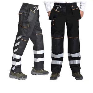 Custom Nylon <b>Waterproof</b> Workwear Pants Men's Utility Cargo Work <b>Trousers</b> Reflective Industry Work Pants OEM ODM - Product Image 6