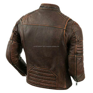 Nueva Chaqueta de Cuero para Motocicleta, Estilo Racing, Fabricada en Pakistán, de Alta Calidad, para Hombre - Product Image 2