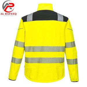 Chaqueta Softshell de Alta Visibilidad 2026, Impermeable, de Poliéster, Ropa de Trabajo de Seguridad con Logotipo Personalizable - Product Image 3