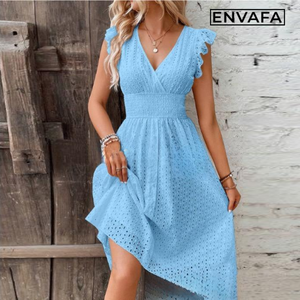 Fabricante de Vestidos Personalizados, Vestido para Mujer, Vestido de Verano, Vestidos Midi para Damas, Vestido para Mujer, Suministro Directo de Fábrica al por Mayor - Product Image 1