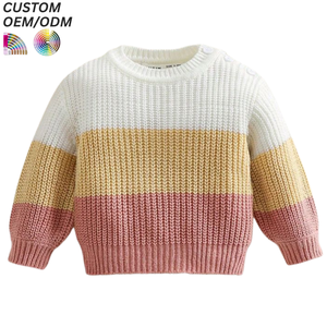 Pull en tricot classique personnalisé pour garçons, en coton, décontracté, pour enfants, hiver, écologique, respirant, support OEM ODM pour la vente en gros - Product Image 6