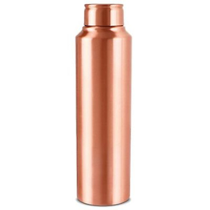 ขวดน้ำทองแดงแท้ ประโยชน์ต่อสุขภาพแบบอายุรเวท ป้องกันการรั่วซึม ดีไซน์ไร้รอยต่อ เป็นมิตรกับสิ่งแวดล้อม เหมาะสำหรับดื่มน้ำที่บ้านและโยคะ - Product Image 1