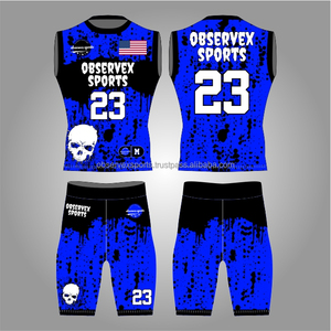 7v7 Uniform <b>Compression</b> Fit 7on7 Custom Made High Quality Flag Football Uniforms Breathable Sublimated 7v7 Jerseys - Product Image 1