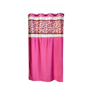 Cortina Moderna de Poliéster Plisada con Ojales, Ignífuga, 122 x 213 cm, Lista para Usar en el Hogar o Hoteles - Product Image 4
