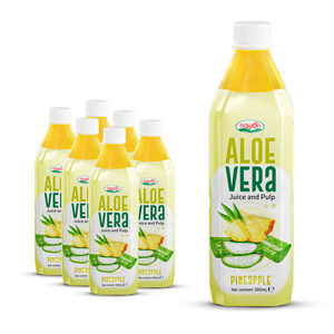 Échantillon Gratuit 500ml Jus de Purée d'Aloe Vera Boisson Halal Meilleur Goût Fournisseur en Gros Marque Privée OEM - Product Image 2