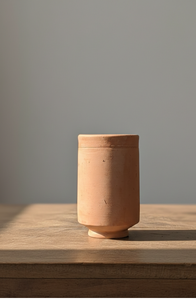 Gobelet en argile terracotta, artisanal traditionnel, vaisselle naturelle, écologique, durable et classique - Product Image 5