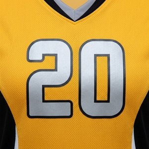 Unisex Custom Sublimated <b>Volleyball</b> Jersey <b>Set</b> Yellow Black Regular Short Sleeve Moisture Wicking Team Apparel Plus Size Adult - Product Image 6