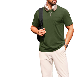 Camisetas de Hombre al por Mayor, Etiqueta Personalizada, Moda Actual, Fabricación en Fábrica, Servicios OEM, Camisetas de Buena Calidad, 100% Algodón Puro - Product Image 5