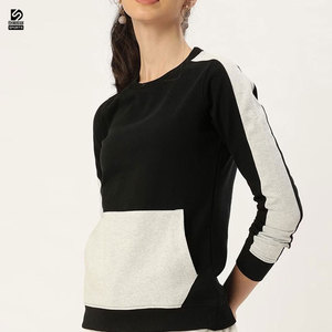 เสื้อสเวตเชิ้ตแขนยาวของผู้หญิงเสื้อสเวตเชิ้ตแขนยาวระบายอากาศได้ใส่สบายออกแบบได้ตามต้องการ - Product Image 2