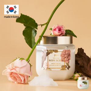 Premio K-Beauty vegano AHA Sugar Body Scrub coreano cura della pelle per le gambe braccia piedi esfoliazione delicata - Product Image 2