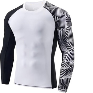 Personalized Sublimated Rash Guard Lightweight Stretch Compression Athletic Top - Product Image 1