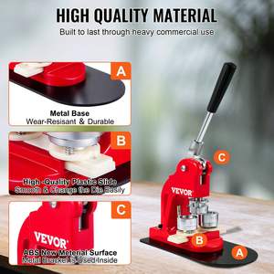 1 "25mm เครื่องผลิตกระดุมชุดกดป้ายพร้อมชิ้นส่วน500ฟรีทำกระดุมได้ง่าย - Product Image 4