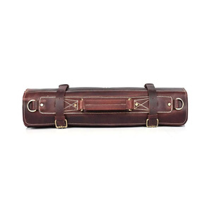 Premium Luxury handmade leather <b>tool</b> <b>roll</b> organizer bags wholesale supplier OEM custom portable storage export quality for sale - Product Image 4
