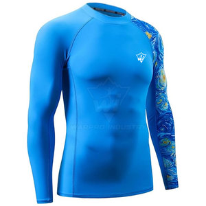 Camiseta Deportiva de Manga Larga con Protección UV, Ajuste Flexible y Material de Secado Rápido, Ideal para Natación, Running y Entrenamiento Físico - Product Image 2