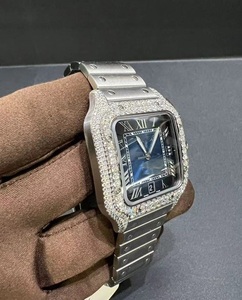 Reloj Mecánico Cuadrado de Alta Calidad con Esfera Azul GPS, Correa de Acero Inoxidable, Calendario Automático, Resistente al Agua 3BAR, 42mm, Unisex - Product Image 2