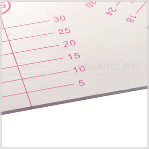 Kearing-Regla octogonal de plástico con forma de chismes, Impresión de sándwich, tamaño de medición, grado, diseño de moda, costura artesanal # P808 - Product Image 4