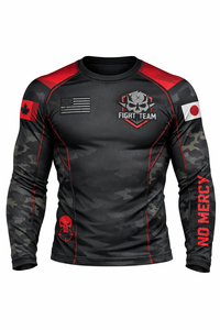 Camiseta de compresión de manga larga para hombre, de secado rápido, con protección UV, para natación, surf, entrenamiento deportivo - Product Image 2