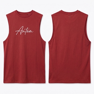 Débardeur respirant personnalisé pour homme, chemise sans manches blanche, singlet de sport vierge, coton, coupe musclée, décontracté élégant, veste d'entraînement, logo OEM - Product Image 5