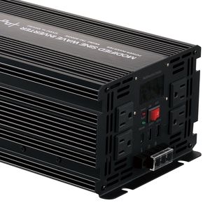 Inverter di Potenza 4000W da 12V DC a 120V AC Onda Sinusoidale Modificata, Caricatore Solare per Auto con Display LCD e Telecomando, Tensione di Uscita 220V - Product Image 2