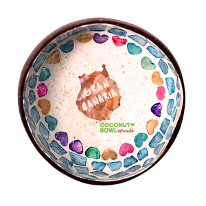 Engraved <b>coconut</b> <b>shell</b> bowls handmade eco friendly polished finish for home kitchen and table decor - Product Image 1