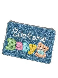 Monedero Personalizable con Cuentas, Elegante, Unisex, Hecho a Mano, con Bordado Intrincado de Cuentas, con Cierre - Product Image 6