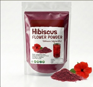 ผงดอกชบาคุณภาพเยี่ยม Hibiscus Sabdariffa สำหรับผมและผิว สมุนไพรอายุรเวท เกรดเครื่องดื่ม บรรจุภัณฑ์ขนาดใหญ่ รับผลิตแบบ OEM ได้รับการรับรองมาตรฐาน GMP จากอินเดีย - Product Image 1