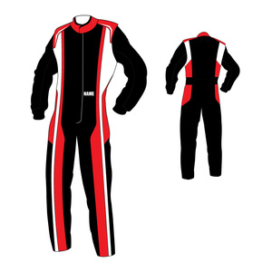 Traje de Carreras de Karts Hecho a Medida, Diseño Ligero y Transpirable con Opciones de Logotipo Bordado y Nombre Personalizado - Product Image 6