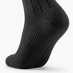 <b>Knee</b> <b>High</b> Black Wool <b>Socks</b> for Scottish Kilt Highland Dress Use Made in Pakistan - Product Image 5