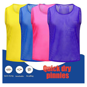 Soccer Pinnies Youth with Numbers Scrimmage Team Practice Vests Reversible Training Bibs Lightweight Breathable Jerseys - Product Image 4